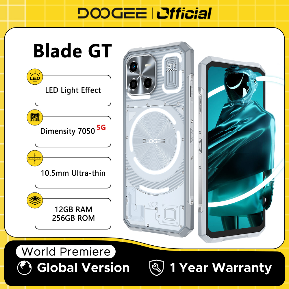 Eleva tu experiencia móvil con el DOOGEE BLADE GT 5G: resistencia y rendimiento inigualables para aventuras extremas, pruebas de durabilidad certificadas y 120 Hz de fluidez, ideal para profesionales y aventureros activos.