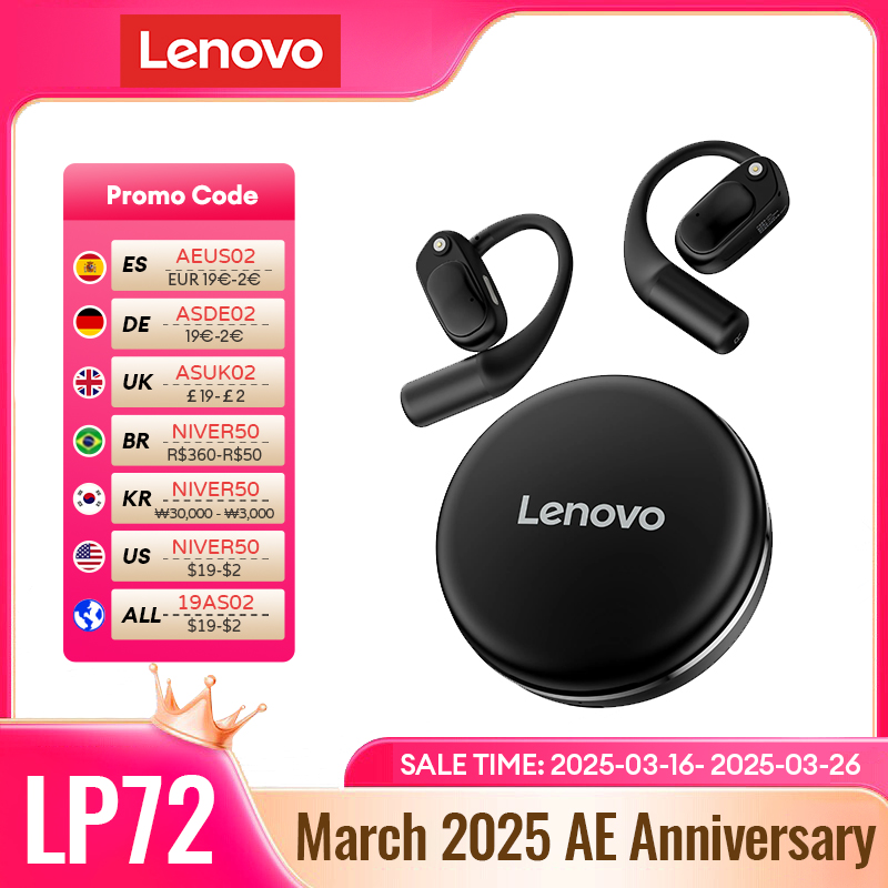 Auriculares Lenovo LP72: Música y Gaming Sin Límites