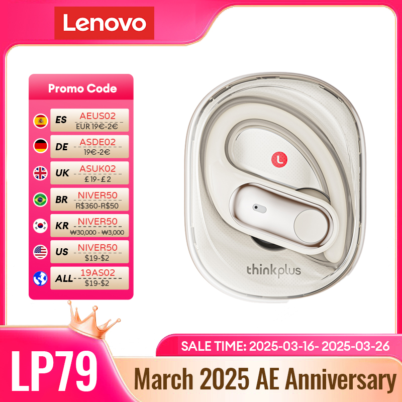 Lenovo LP79: Auriculares Inalámbricos en Oferta