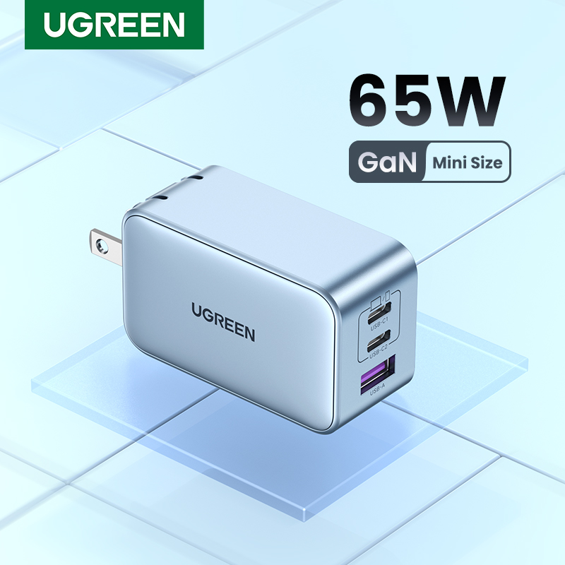 UGREEN 65W GaN: Cargador Rápido y Eficiente