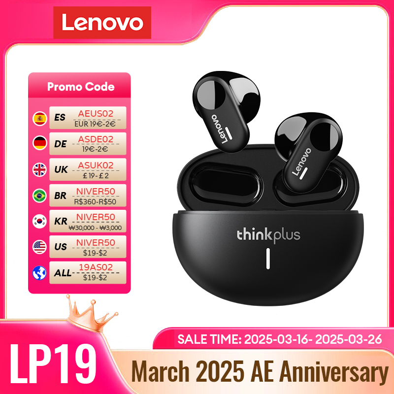 Lenovo LP19 TWS: Auriculares Inalámbricos en Oferta