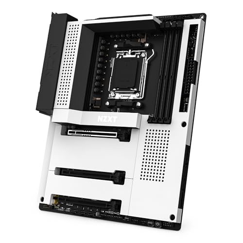 Domina el gaming con la NZXT N7 B650E: Placa base de alto rendimiento que soporta los nuevos AMD RYZEN 9000 y cuenta con DDR5 + WiFi 6E para una experiencia sin límites