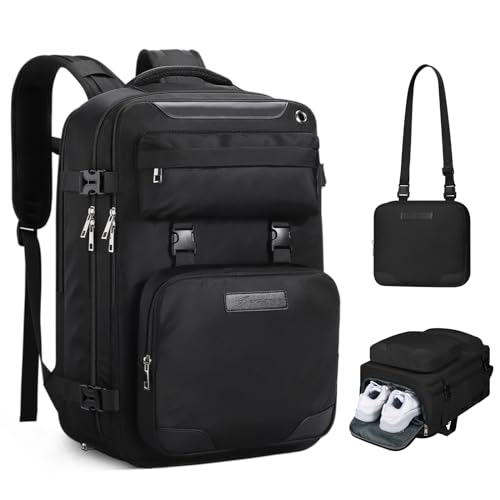 Viaja con todo organizado en segundos: la MAELSTROM 35L protege tu laptop de 17'' y guarda lo esencial en su bolsa desmontable, ideal para tus escapadas laborales o de ocio.