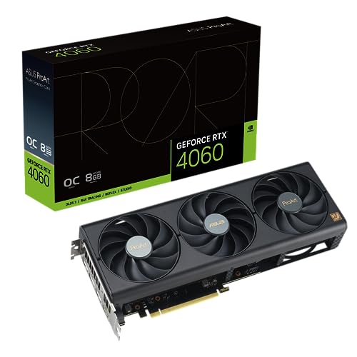 ASUS ProArt GeForce RTX™ 4060 OC Edition: ¡Potencia y rendimiento a tu alcance!