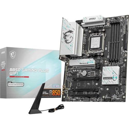 Domina el Gaming y la Productividad con la PLACA BASE MSI B850 GAMING PLUS: Velocidad DDR5 8200MT/s y WiFi 7 para un Rendimiento Sin Límites