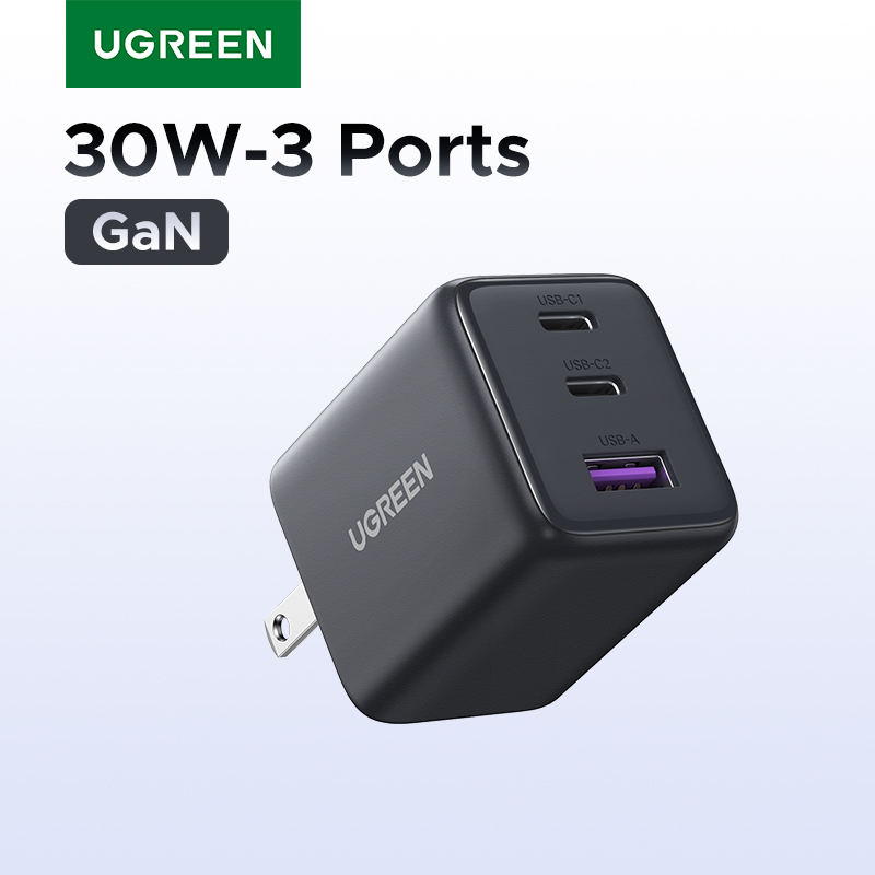 UGREEN 20W/30W: Cargador Rápido y Compacto