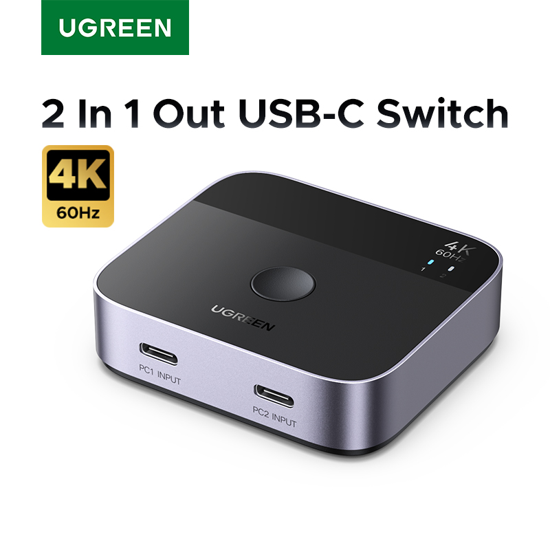 UGREEN USB C Switch 2 en 1: Conectividad Total