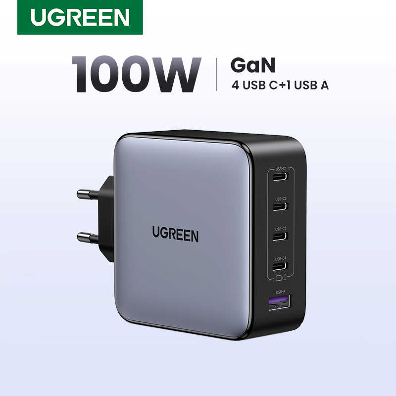 Análisis del cargador UGREEN 100W de 5 puertos