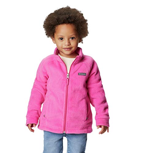 Mantén a tu bebé abrigada en estilo: la chaqueta COLUMBIA BENTON SPRINGS combina suavidad premium con diseño moderno en tonalidades rosadas que destacan