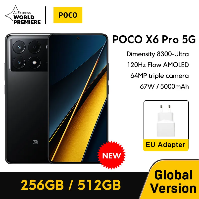 POCO X6 Pro 5G: Potencia y Estilo en tu Mano