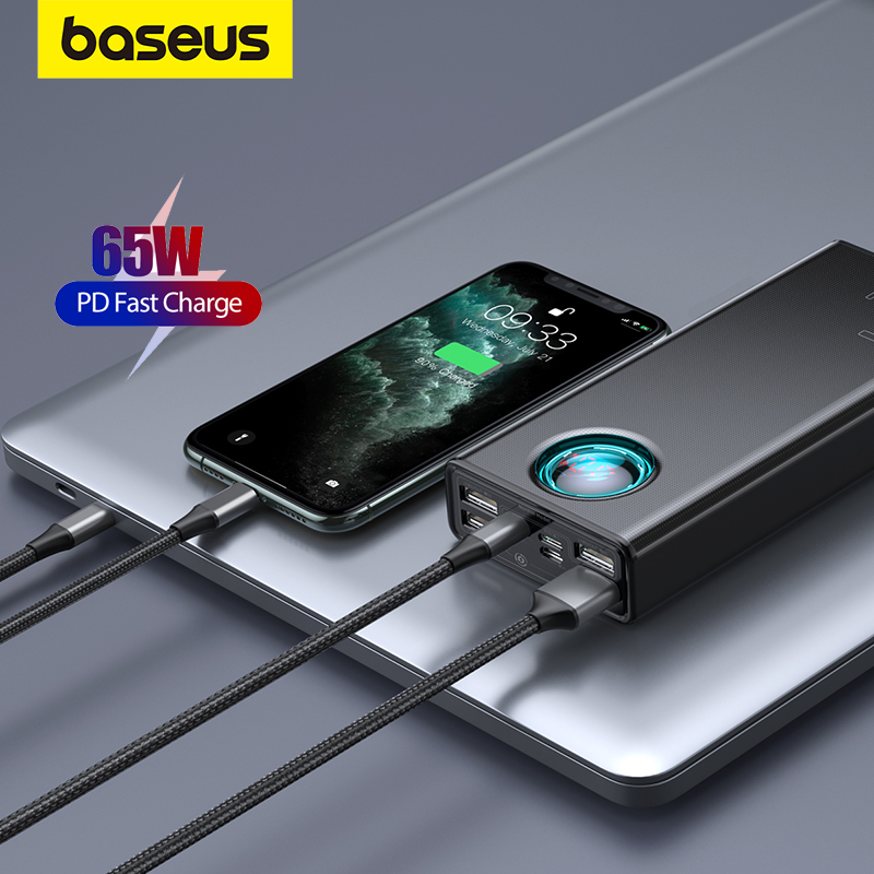 Baseus 65W Power Bank: Potencia y Portabilidad