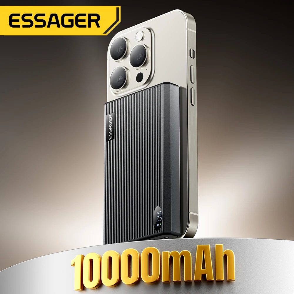 Essager Mini Power Bank 10000mAh: Carga Rápida y Conveniente
