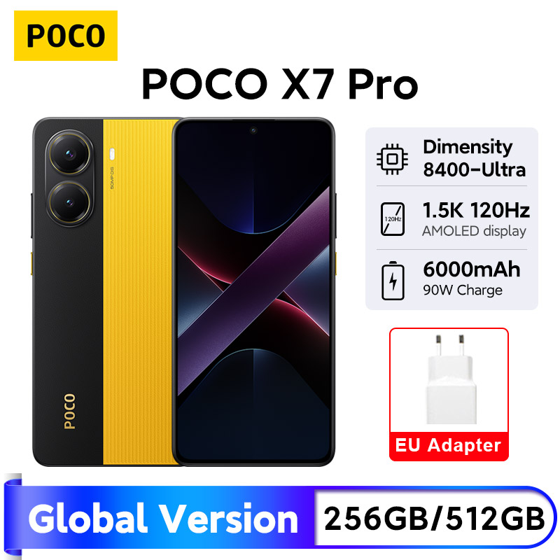 Domina el día sin límites: El POCO X7 PRO combina potencia y resistencia con su PANTALLA 1.5K de 6.67" y BATERÍA 6000mAh con carga 90W para un rendimiento imparable