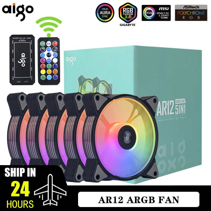 ¡Revoluciona tu PC Gamer con el Ventilador Aigo AR12 RGB por menos de $30!