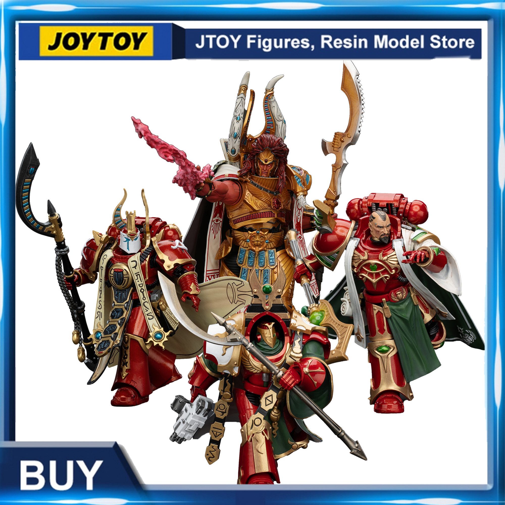 JOYTOY Warhammer 30K: Figura de Acción Magnus el Rojo