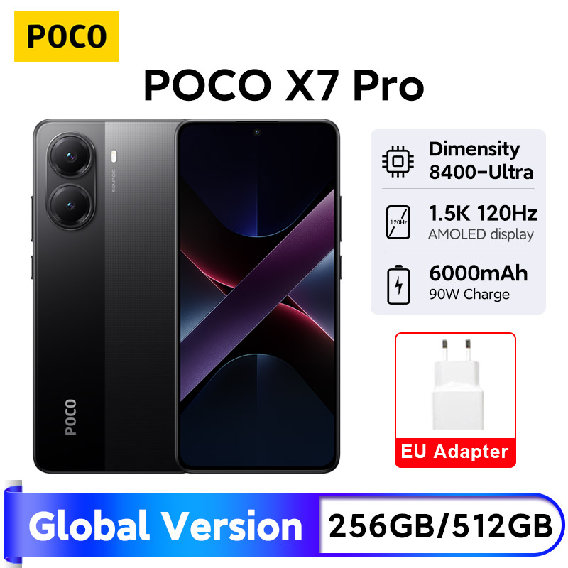 Carga tu día en minutos con el POCO X7 PRO: su batería dura todo el día y se recarga al 100% en solo 19 minutos, gracias a los 90W de potencia, pantalla AMOLED de 1.5K a 120Hz y cámara de 50MP con OIS, una oferta explosiva para quienes buscan rendimiento sin límites.