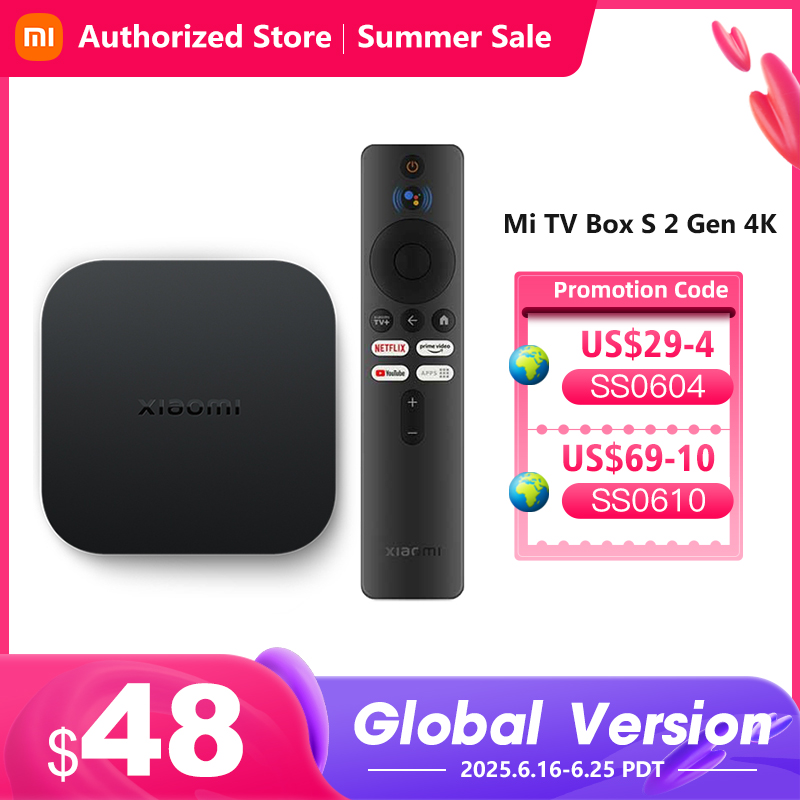 Xiaomi Mi TV Box S 2ª Gen: ¡Tu Entretenimiento en 4K!
