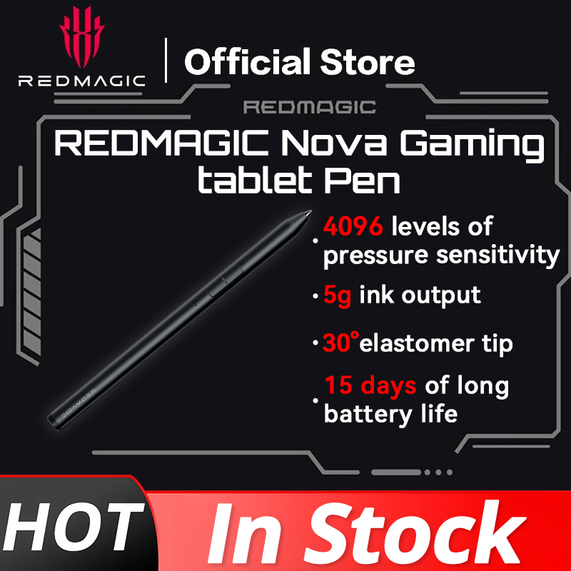 Domina tu creatividad y juego sin límites: Descubre el lápiz magnético para REDMAGIC GAMING TABLET PRO con carga NFC y alcance extendido, la herramienta definitiva para artistas y gamers.