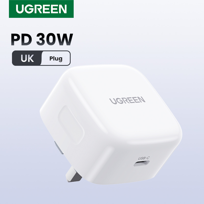 Cargador UGREEN 30W: Rapidez sin complicaciones