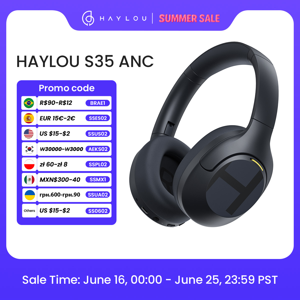 Haylou S35: Auriculares Inalámbricos con ANC