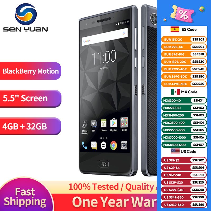 BlackBerry Motion: Smartphone Desbloqueado en Oferta