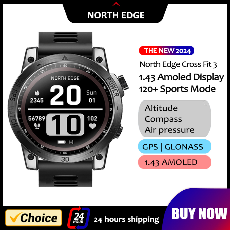 Este reloj te guía 45 días sin cargar: el NORTH EDGE 2025 fusiona un AMOLED de lujo, métricas extremas y GPS militar en una oferta única para aventureros que no aceptan límites.