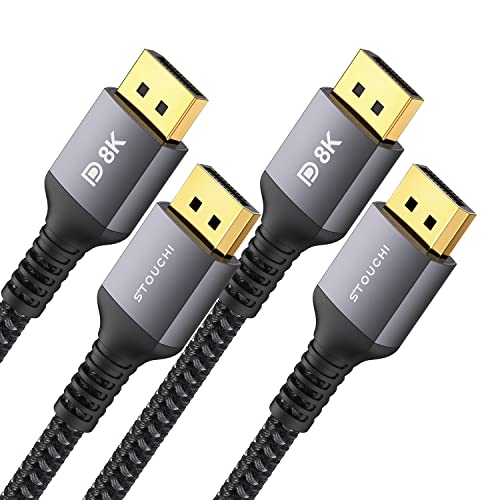 Olvídate de los cuellos de botella en tus juegos: los cables STOUCHI DISPLAYPORT 1.4 llegan con 32.4Gbps y compatibilidad total para que disfrutes de hasta 16K en una oferta limitada para streamers y gamers exigentes.