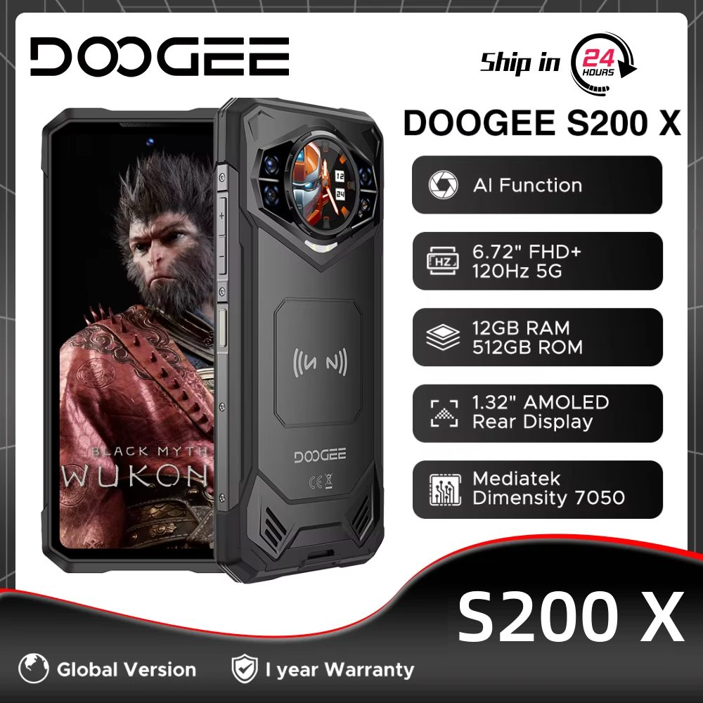 DOOGEE S200 X: Potente Teléfono Resistente 5G en Oferta
