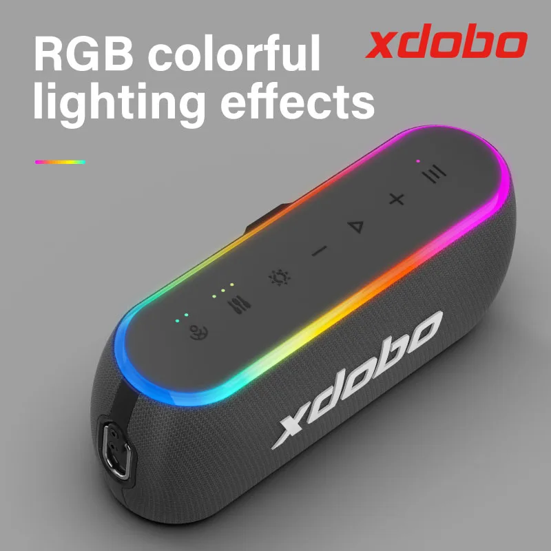 XDOBO X8 III: Altavoz Bluetooth Inalámbrico con Luz RGB