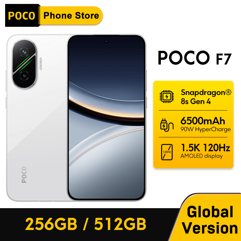 Eleva tu experiencia móvil al máximo: Descubre cómo el POCO F7 5G redefine el rendimiento con su Snapdragon 8s Gen 4, pantalla AMOLED de 6.83 pulgadas y 90W de carga ultrarrápida para un uso sin interrupciones.
