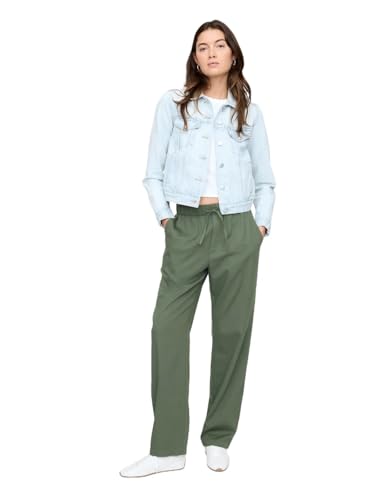 Descubre la comodidad perfecta con los PANTALONES EASY de GAP: Ideales para el día a día con su diseño TOMILLO 19-0309 TCX que mezcla estilo y funcionalidad