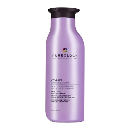 Revitaliza tu cabello seco al instante con este champú profesional: Descubre cómo el PUREOLOGY HIDRATANTE repara fibras capilares mientras protege el color, ¡resultados visibles desde el primer uso!