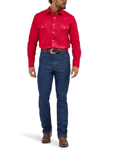 Domina el estilo vaquero con la CAMISA WRANGLER: Resistencia probada + comodidad todo el día | Ideal para trabajo y aventuras | Con broches a presión y manga larga para máxima versatilidad