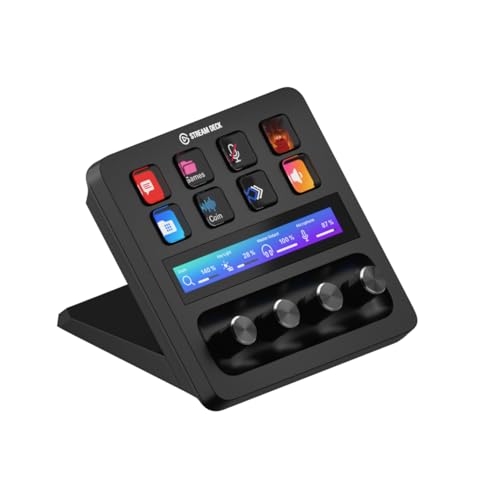 Potencia tu producción creativa con el ELGATO STREAM DECK +: La consola definitiva para streamers y creadores que integra controles táctiles y teclas LCD personalizables para flujos de trabajo profesionales.