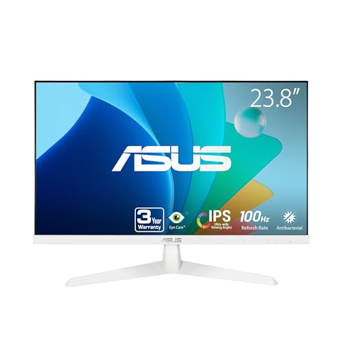 Descubre una experiencia visual inmersiva sin forzar tus ojos: el monitor ASUS VY239HF-W combina 100Hz, IPS y tecnología Eye Care Plus para sesiones prolongadas de juego y trabajo con claridad absoluta.