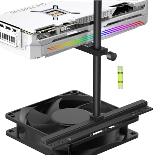 Protege tu inversión gamer: Descubre cómo este SOPORTE AJUSTABLE DE ALUMINIO para GPU alarga la vida de tu tarjeta gráfica y mejora el flujo de aire en tu setup