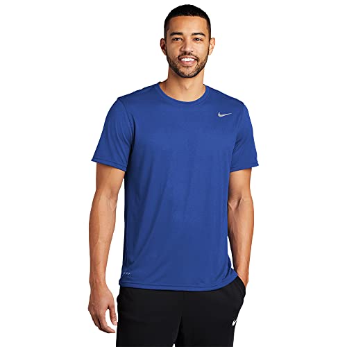 Olvídate del sudor y el calor con una camisa que respira: la NIKE DRI-FIT 727982 en azul combina tecnología dry-fit y comodidad premium, ahora con descuento para deportistas activos.