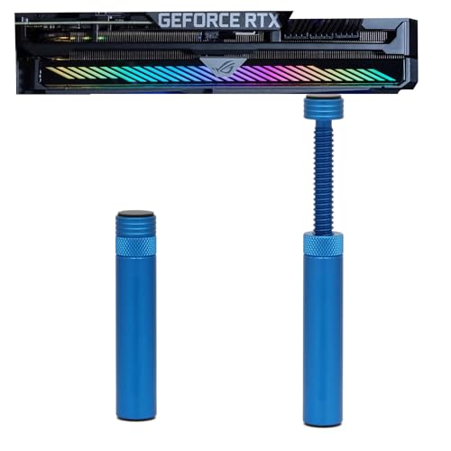 Olvídate del hundimiento de tu tarjeta gráfica: Descubre cómo el soporte AIVALAS mantiene seguro tu equipo | Soporte ajustable con imán y almohadillas para cualquier GPU del mercado | La solución definitiva para gamers y creadores.