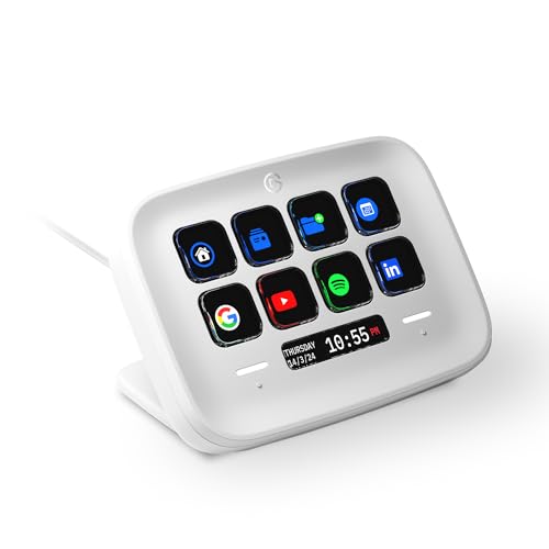 Optimiza tu flujo de trabajo en segundos: El ELGATO STREAM DECK NEO con 8 botones programables y tacto intuitivo llega para revolucionar tu productividad, ideal para streamers y profesionales multitarea.