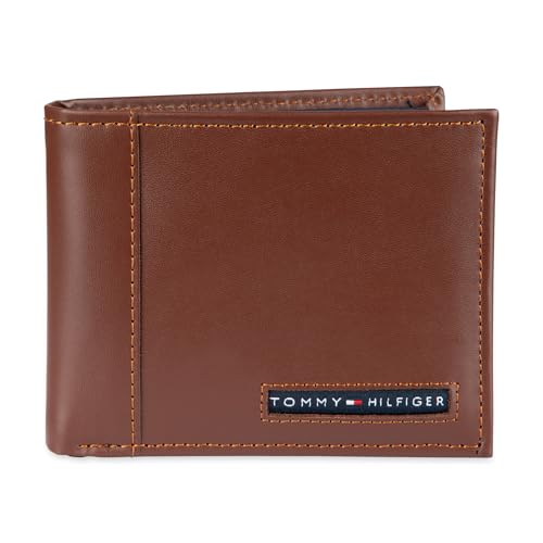 Olvídate de las billeteras abultadas: la TOMMY HILFIGER DELGADA Y PLEGABLE combina elegancia y funcionalidad con 6 ranuras y ventana para ID - Tu estilo merece esto