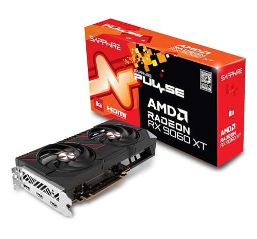 Eleva tu experiencia de juego con fluidez absoluta y gráficos deslumbrantes gracias a la tarjeta gráfica SAPPHIRE PULSE AMD RADEON RX 9060 XT GAMING OC con 8GB GDDR6 y arquitectura AMD RDNA 4, ofreciendo un rendimiento superior en cada partida.