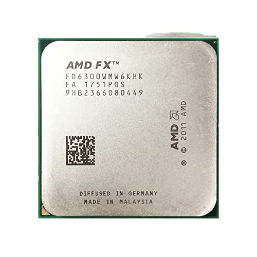 Potencia tu PC al máximo con el PROCESADOR AMD FX6300: 6 núcleos y 3.5 GHz para multitarea sin límites - ideal para gamers y creadores de contenido