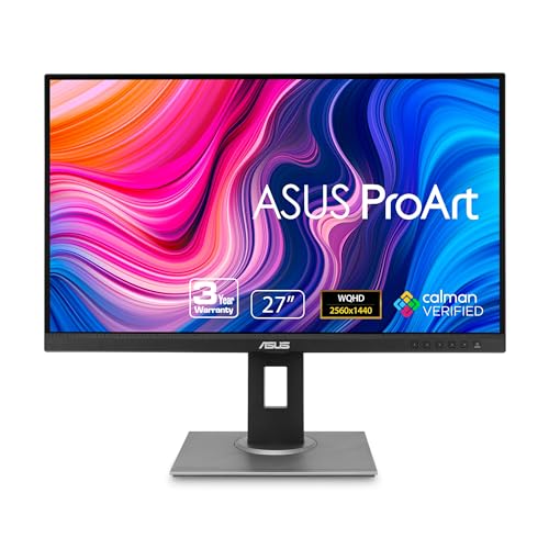Eleve su productividad creativa con precisión profesional: El MONITOR ASUS PROART PA278QV ofrece colores certificados ΔE