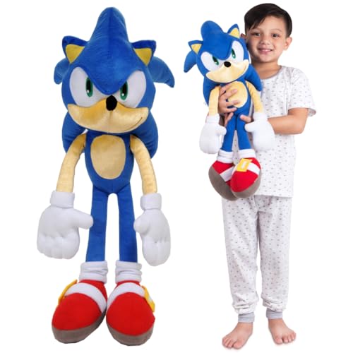 DIVERSIÓN Y CONFORT EN CADA ABRAZO: Descubre la almohada de peluche SONIC THE HEDGEHOG que fascinará a los fans - Suavidad premium y diseño oficial para coleccionistas exigentes