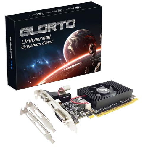 Actualiza tu equipo antiguo sin complicaciones: la GLORTO GEFORCE GT 210 lleva gráficos básicos a un nuevo nivel con compatibilidad universal y salidas múltiples, ideal para renovar PCs obsoletas.