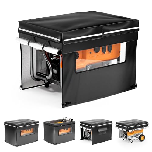 Protege tu generador EN CUALQUIER CLIMA con la CUBIERTA UEAKPIC: Resistencia extrema al agua y diseño universal que se adapta al 95% de modelos - ¡Inversión inteligente para tus equipos!