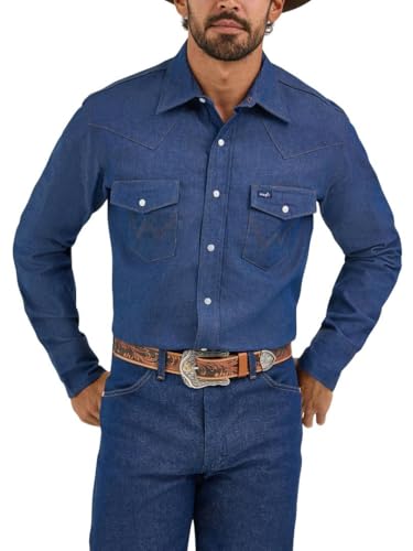 Protección y estilo sin esfuerzo: la WRANGLER de trabajo con broches a presión combate el desgaste diario con su tejido resistente, ideal para hombres que buscan durabilidad con comodidad en oferta limitada.