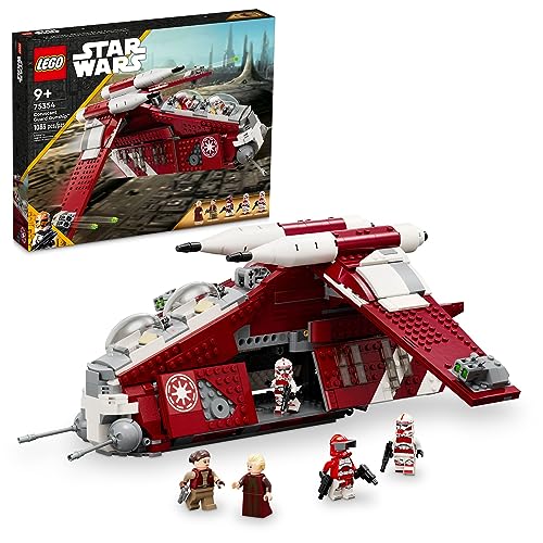 Desata la emoción galáctica: LEGO STAR WARS NAVE DE COMBATE CORUSCANT GUARD 75354 llega con Palpatine y Padme para recrear épicas batidas (ideal para fans de 9+ años)