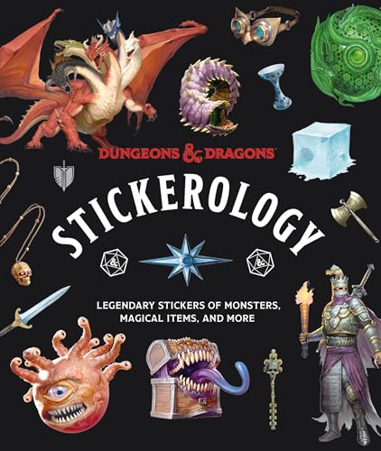 Transforma tus objetos cotidianos en piezas de fantasía épica con las CALCOMANÍAS DUNGEONS & DRAGONS STICKEROLOGY: monstruos, objetos mágicos y diseños únicos te esperan en esta oferta limitada para fans del rol.