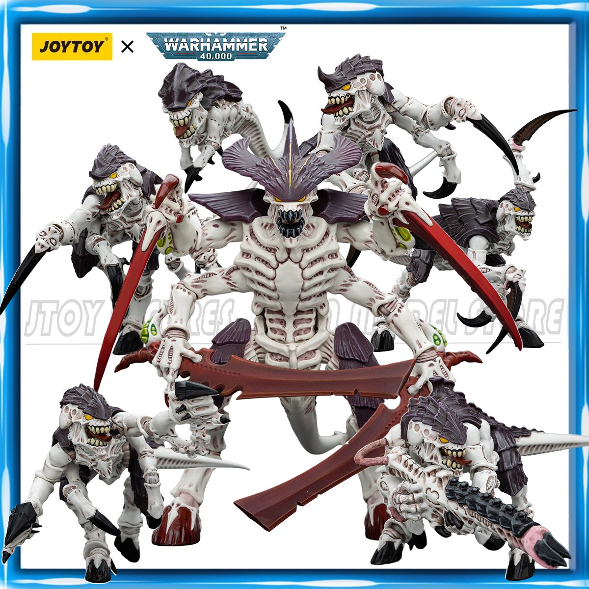 Domina el campo de batalla con precisión milimétrica: La figura JOYTOY WARHAMMER 40K TYRANIDS HIVE FLEET LEVIATHAN eleva tu colección y estrategia de juego, combinando detalle excepcional con articulación avanzada para una experiencia inmersiva.